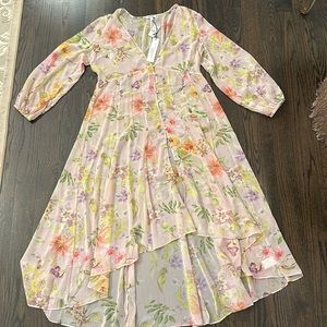 BNWT Sheer Floral Duster